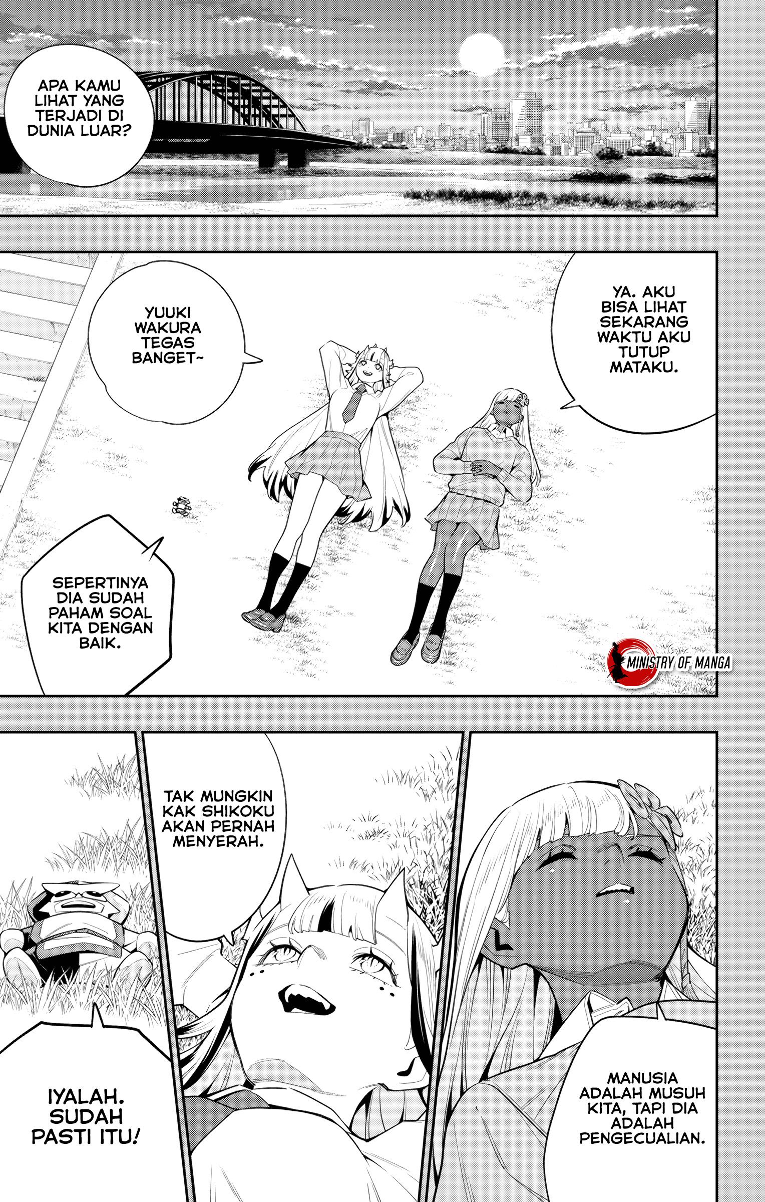 Halaman 14 dari Mato Seihei no Slave Chapter 136