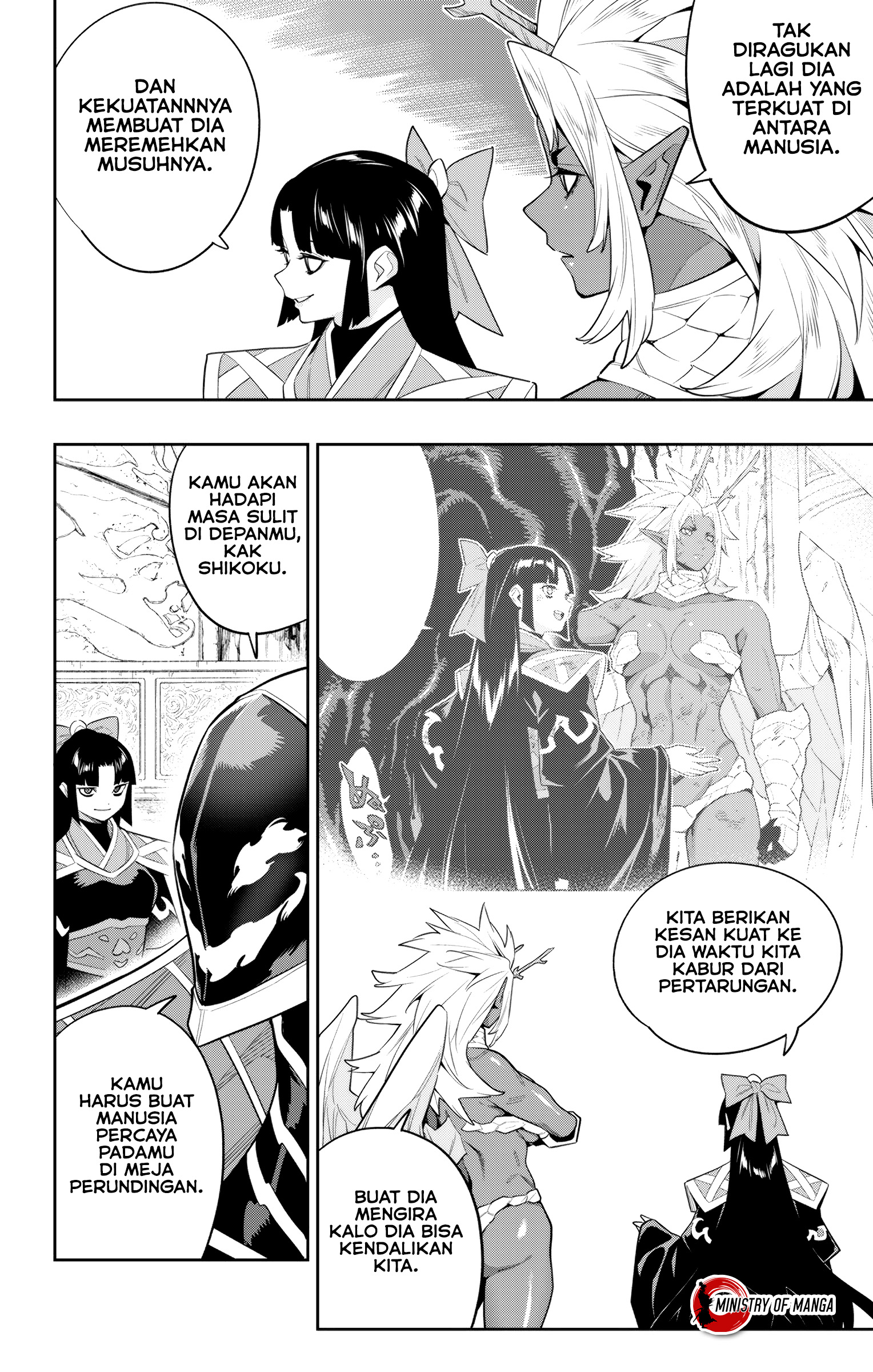 Halaman 17 dari Mato Seihei no Slave Chapter 136