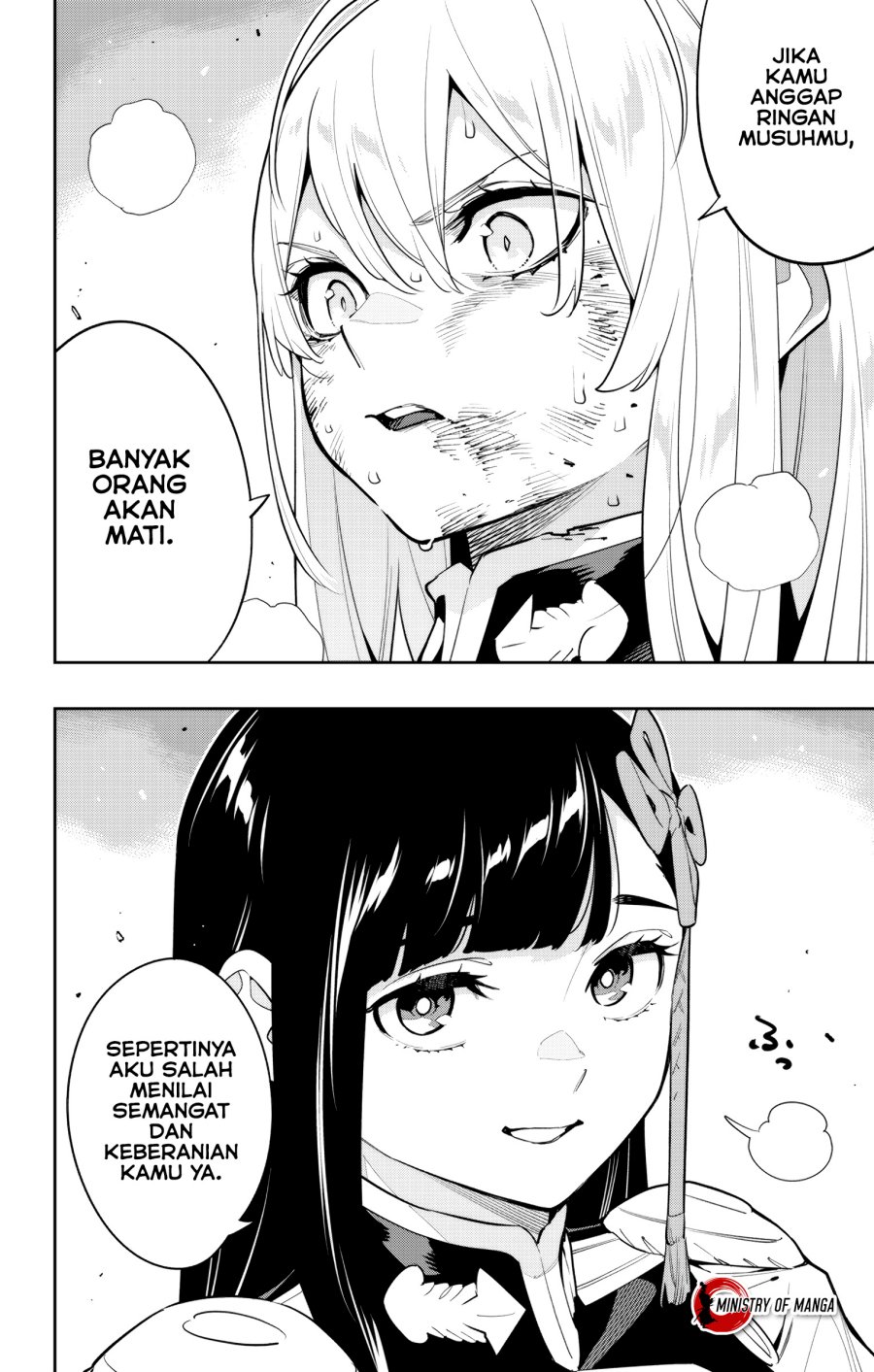 Halaman 19 dari Mato Seihei no Slave Chapter 144