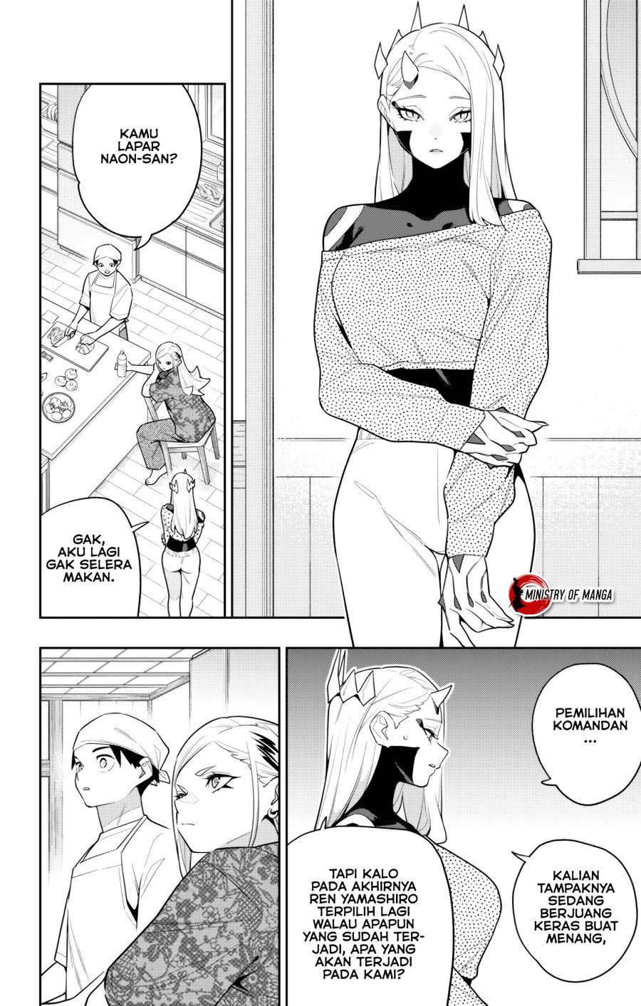 Halaman 19 dari Mato Seihei no Slave Chapter 145
