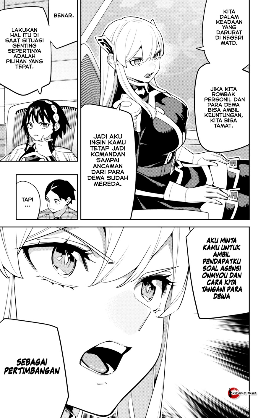 Halaman 16 dari Mato Seihei no Slave Chapter 149