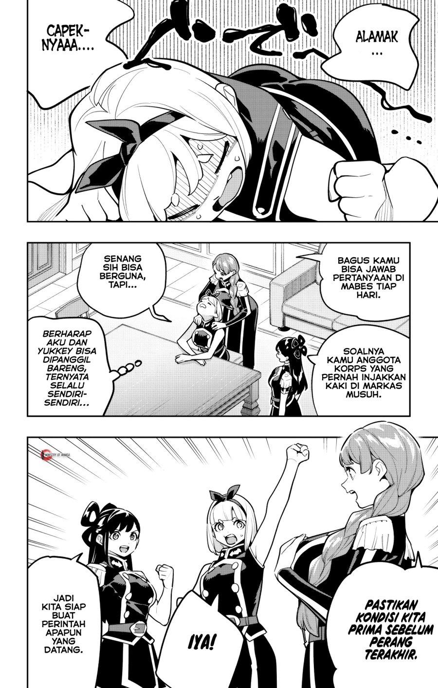 Halaman 17 dari Mato Seihei no Slave Chapter 168