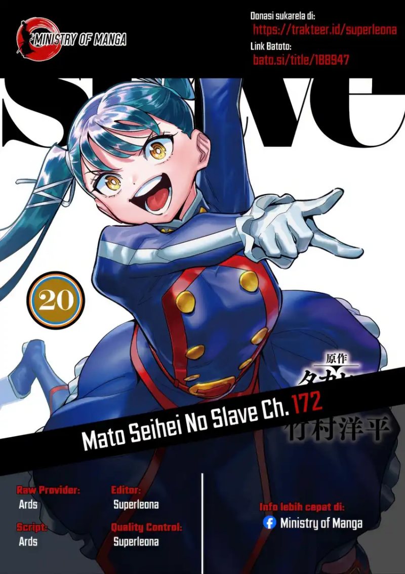 Halaman 1 dari Mato Seihei no Slave Chapter 172