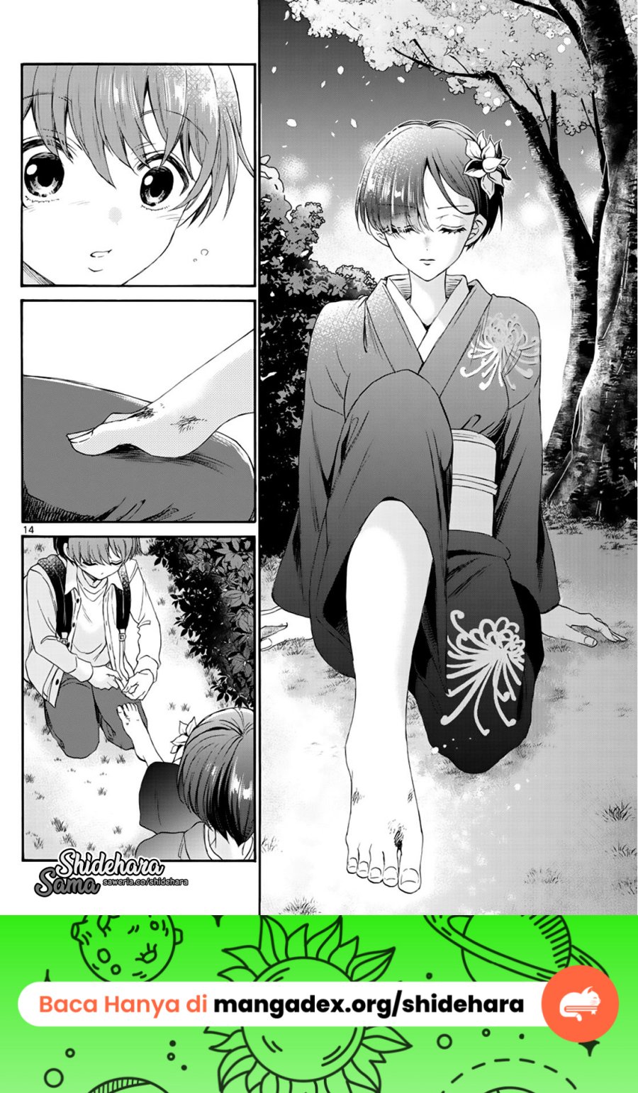 Halaman 15 dari Mikadono Sanshimai wa Angai, Choroi. Chapter 10
