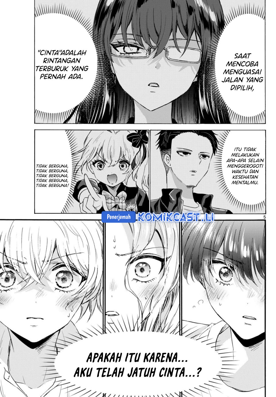 Halaman 6 dari Mikadono Sanshimai wa Angai, Choroi. Chapter 126