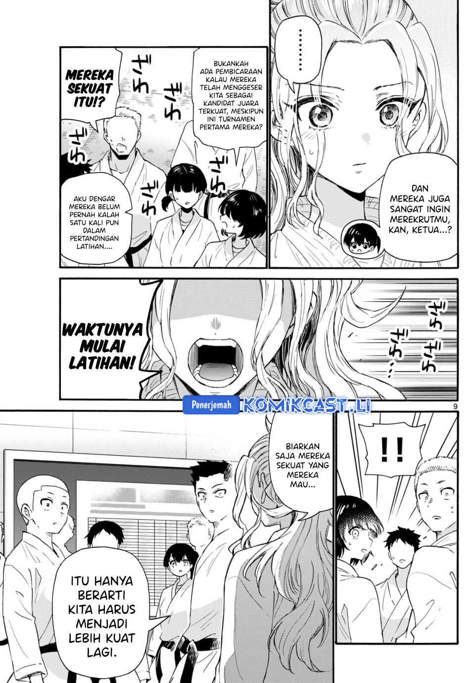 Halaman 10 dari Mikadono Sanshimai wa Angai, Choroi. Chapter 129