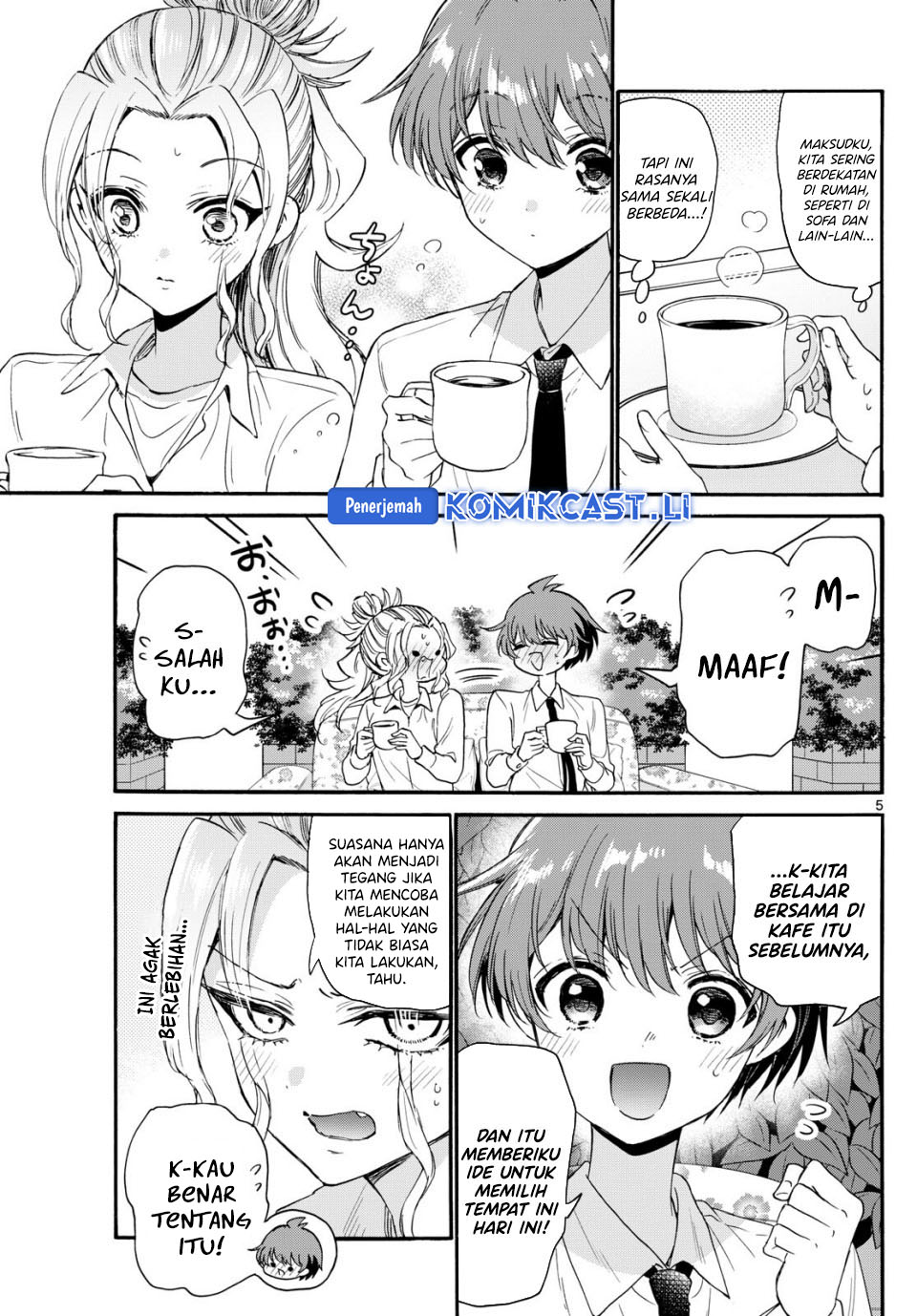 Halaman 6 dari Mikadono Sanshimai wa Angai, Choroi. Chapter 130