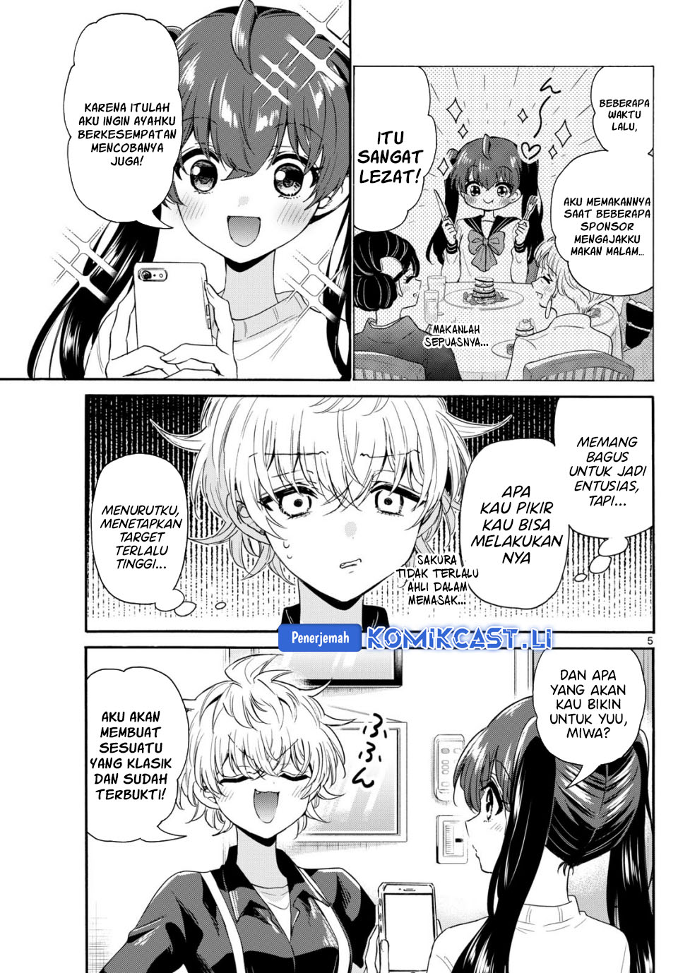 Halaman 6 dari Mikadono Sanshimai wa Angai, Choroi. Chapter 138