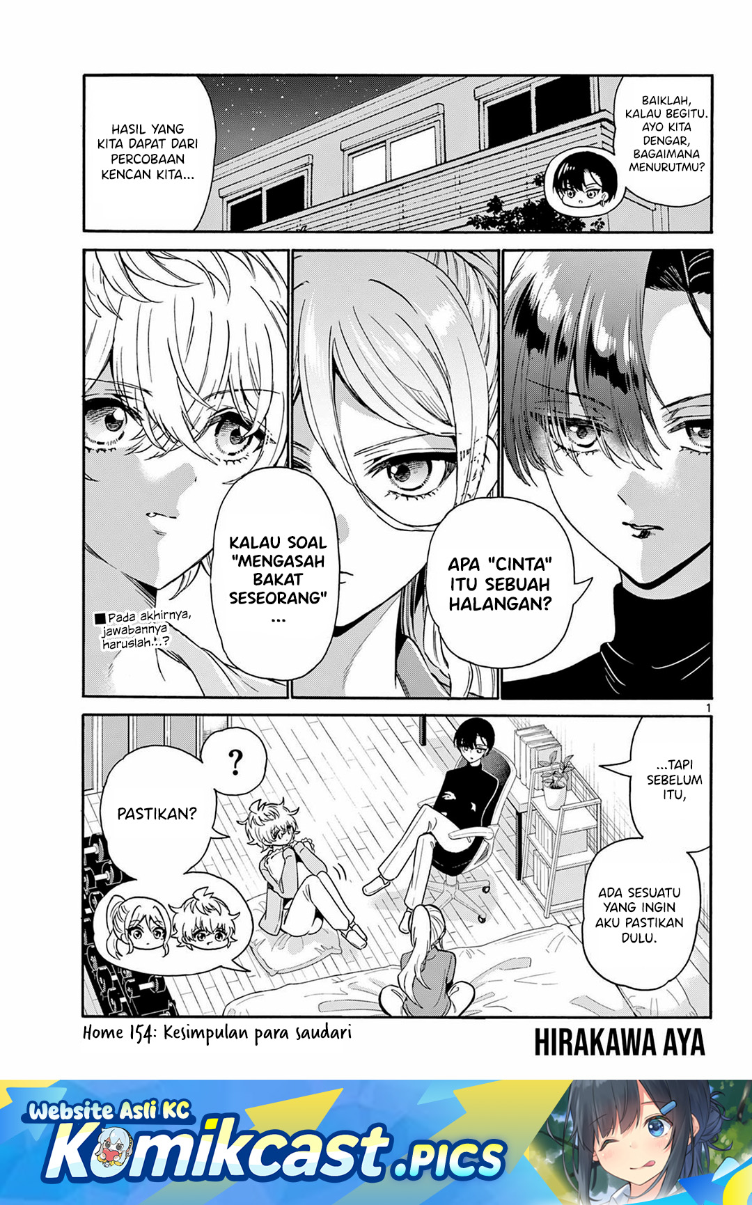 Halaman 2 dari Mikadono Sanshimai wa Angai, Choroi. Chapter 154