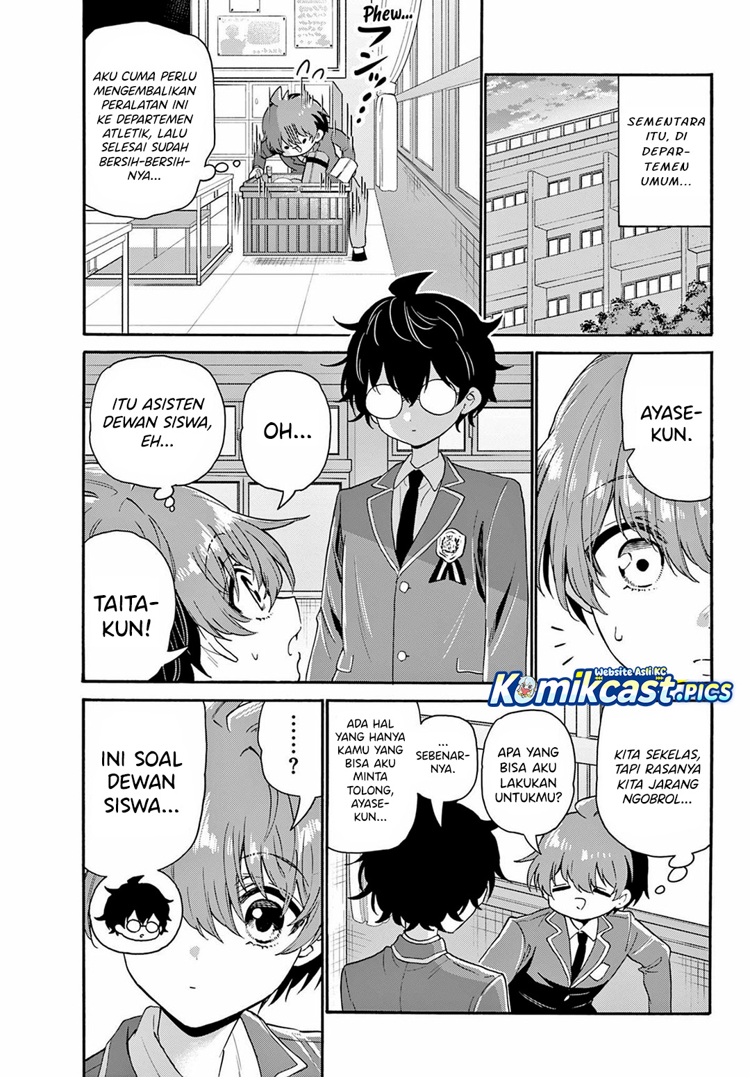 Halaman 20 dari Mikadono Sanshimai wa Angai, Choroi. Chapter 157