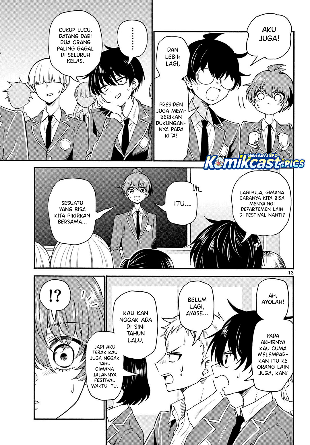Halaman 14 dari Mikadono Sanshimai wa Angai, Choroi. Chapter 159