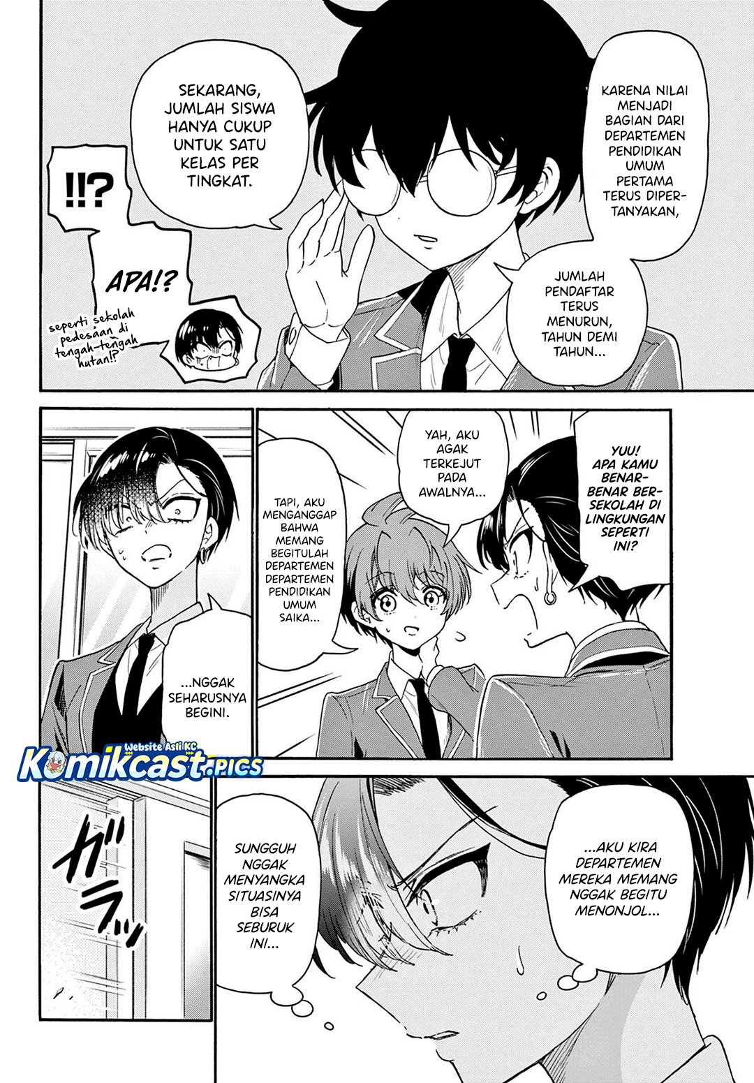 Halaman 9 dari Mikadono Sanshimai wa Angai, Choroi. Chapter 159