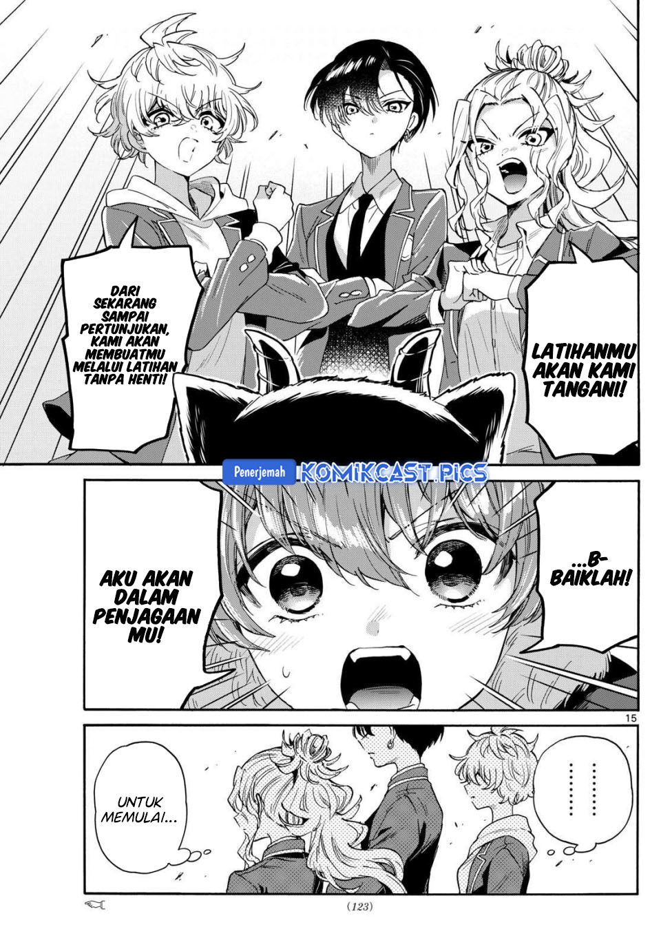 Halaman 14 dari Mikadono Sanshimai wa Angai, Choroi. Chapter 164