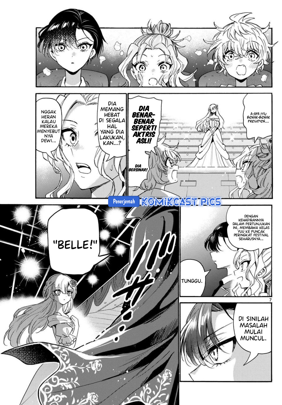 Halaman 6 dari Mikadono Sanshimai wa Angai, Choroi. Chapter 164