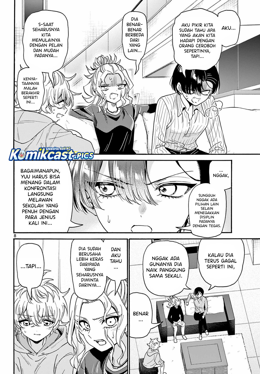 Halaman 9 dari Mikadono Sanshimai wa Angai, Choroi. Chapter 166