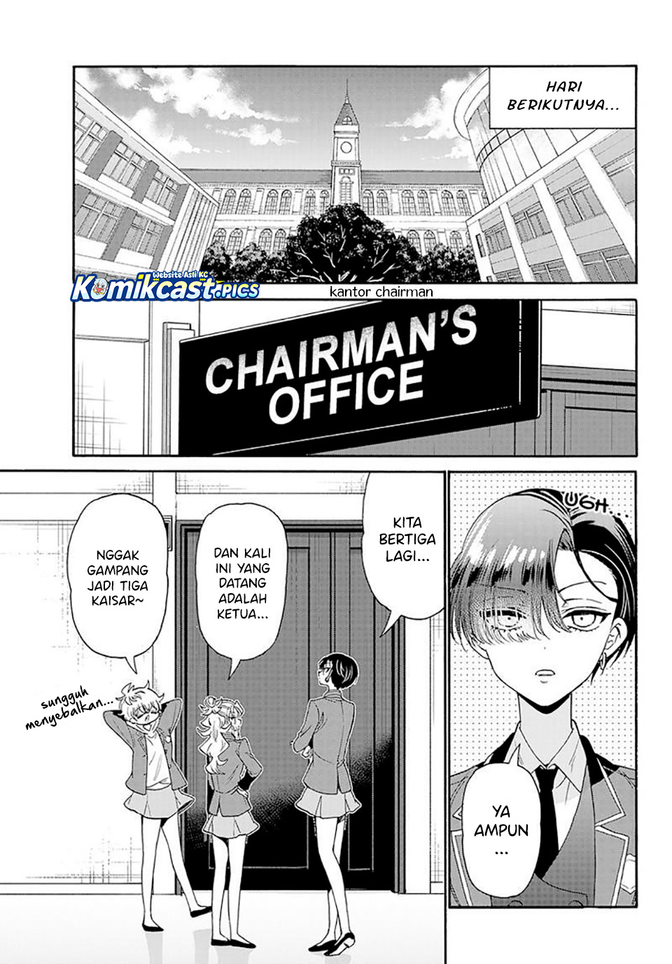 Halaman 16 dari Mikadono Sanshimai wa Angai, Choroi. Chapter 170