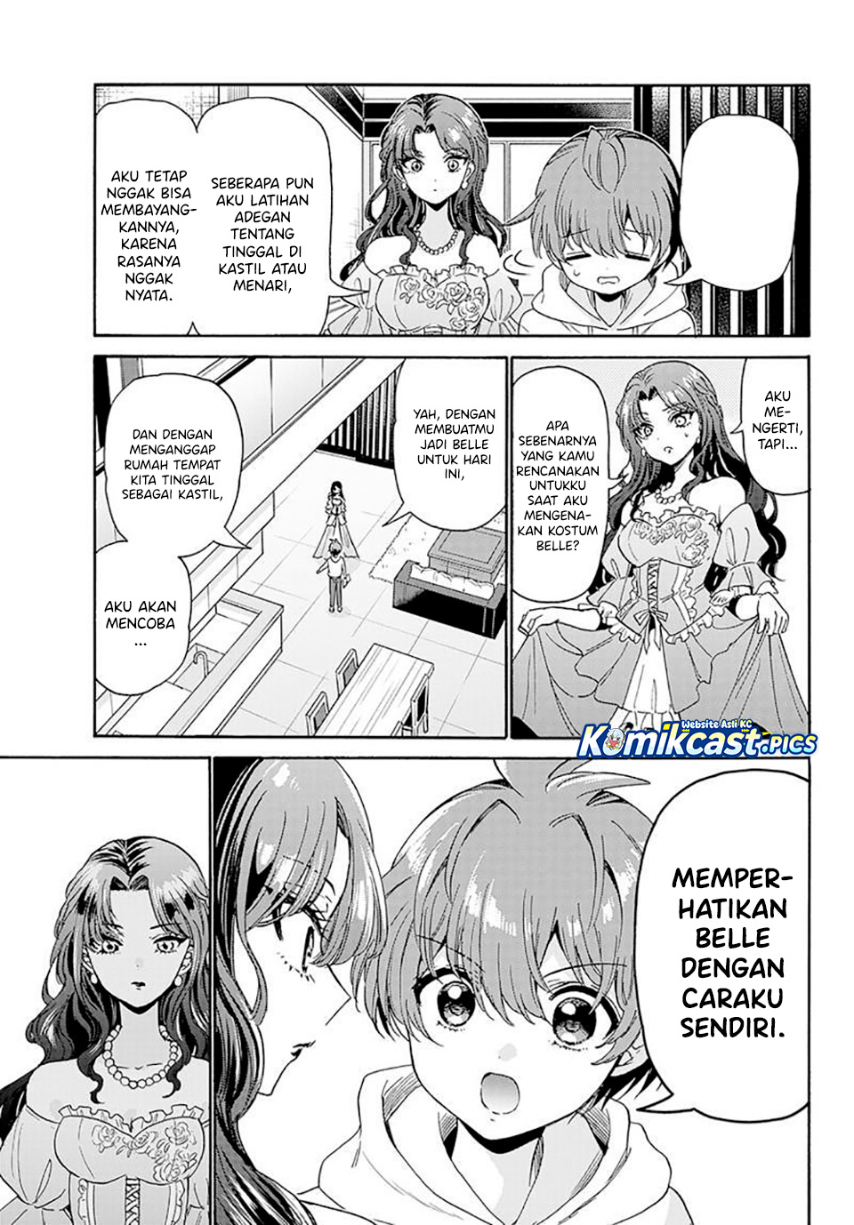 Halaman 4 dari Mikadono Sanshimai wa Angai, Choroi. Chapter 170