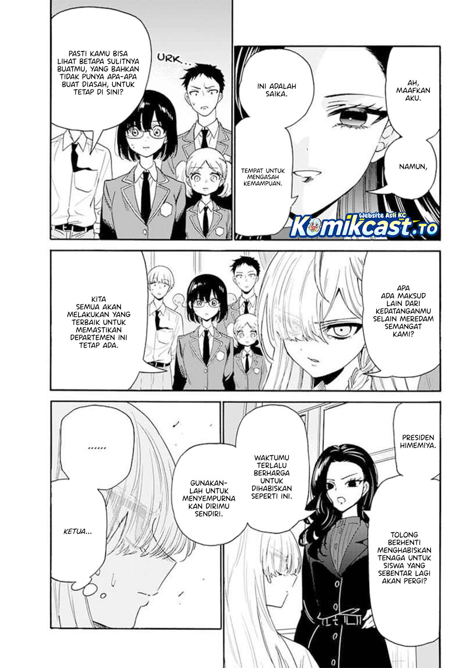 Halaman 9 dari Mikadono Sanshimai wa Angai, Choroi. Chapter 172