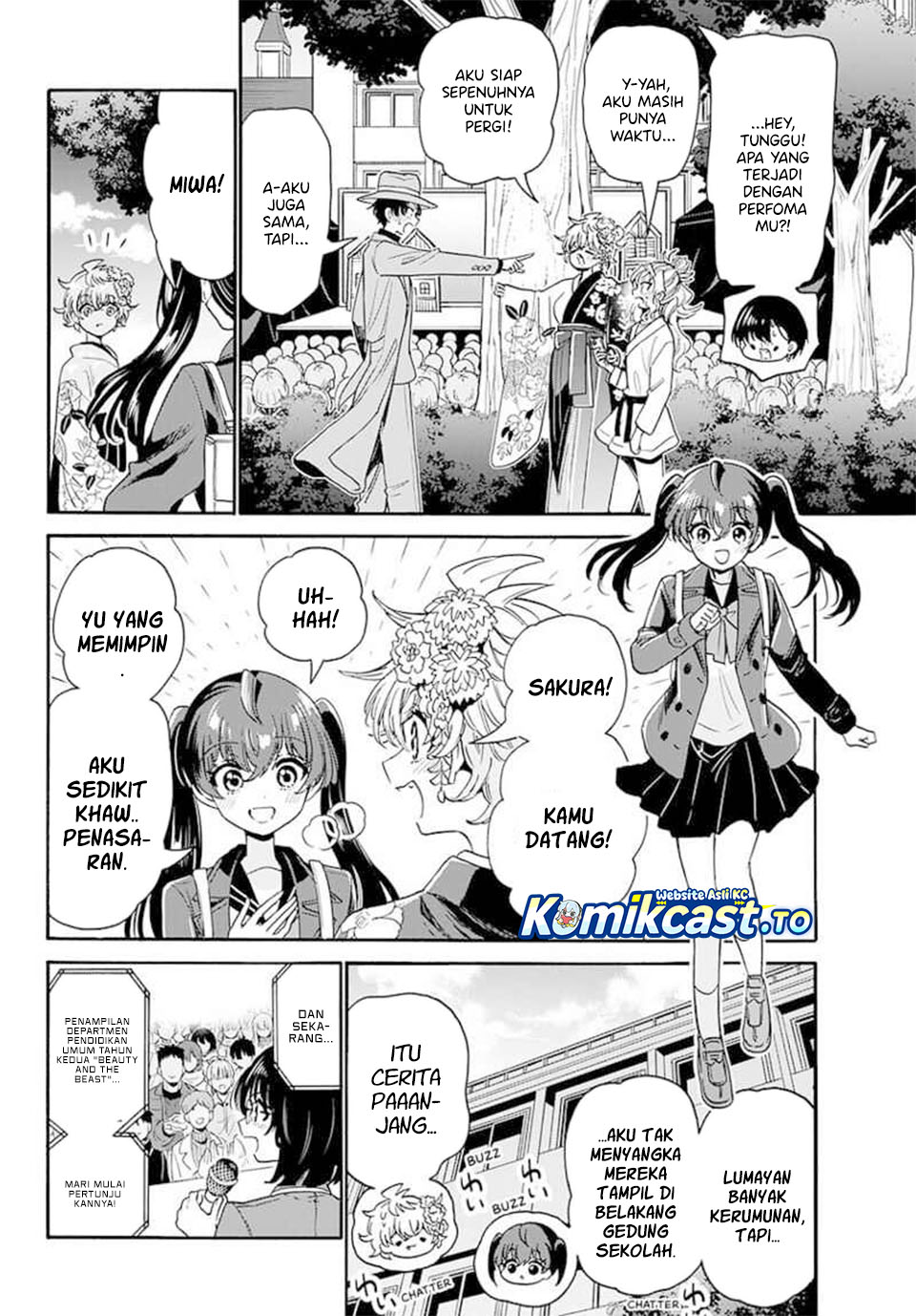 Halaman 14 dari Mikadono Sanshimai wa Angai, Choroi. Chapter 174