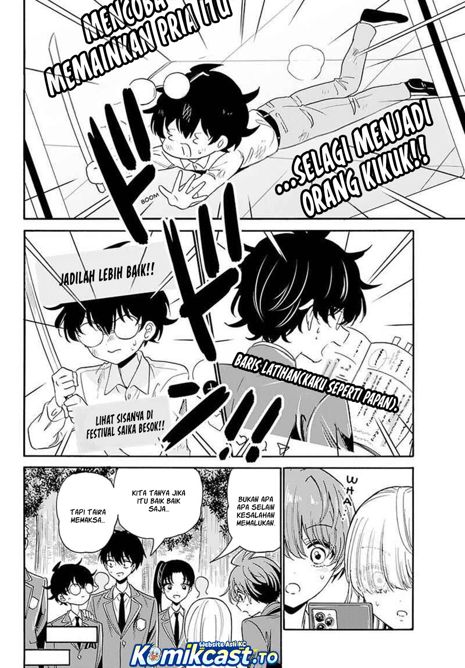 Halaman 6 dari Mikadono Sanshimai wa Angai, Choroi. Chapter 174
