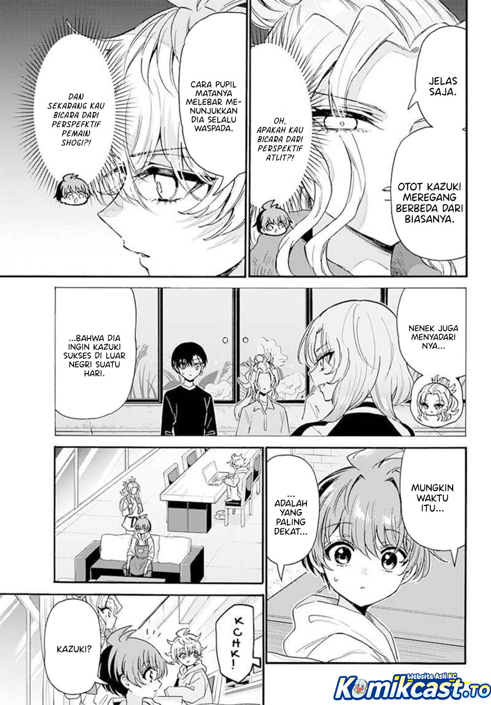 Halaman 14 dari Mikadono Sanshimai wa Angai, Choroi. Chapter 196