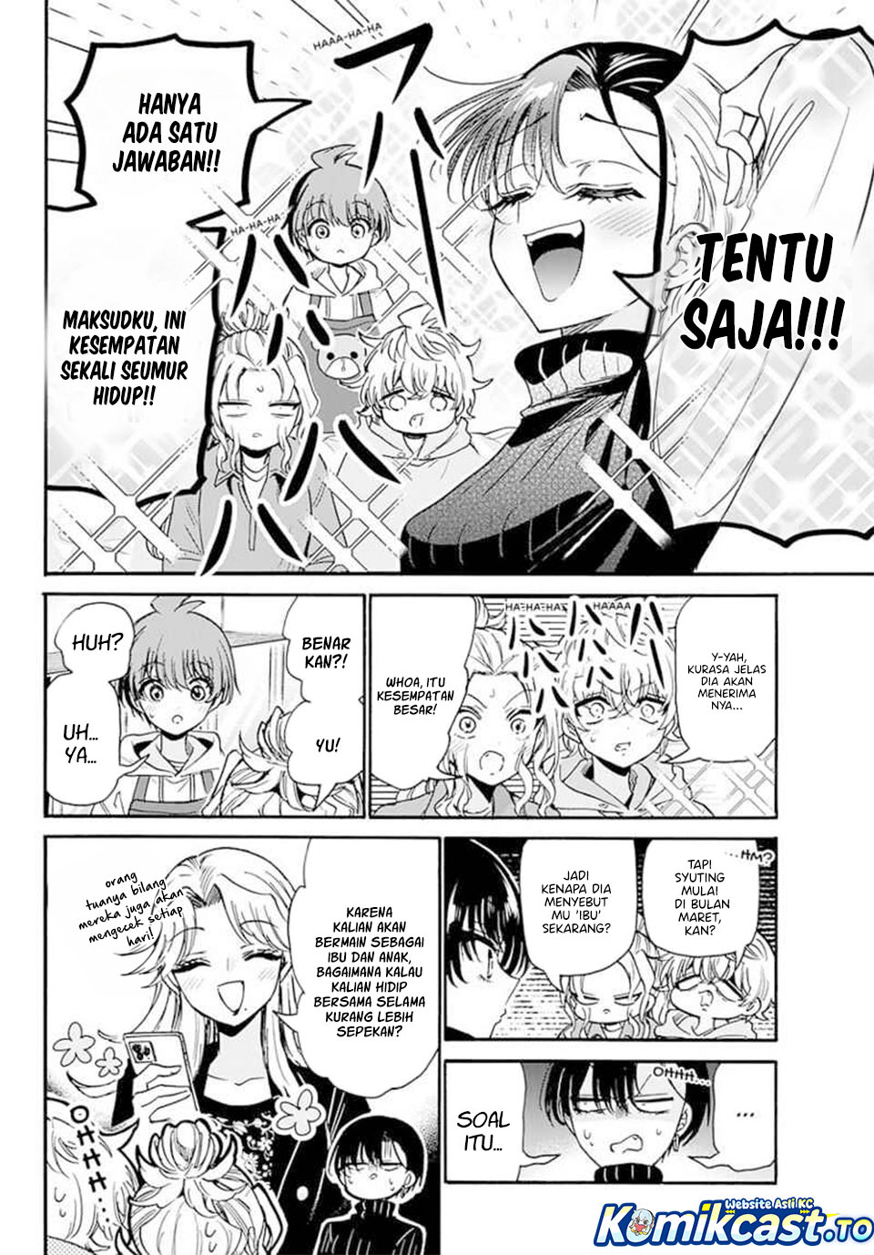 Halaman 10 dari Mikadono Sanshimai wa Angai, Choroi. Chapter 197