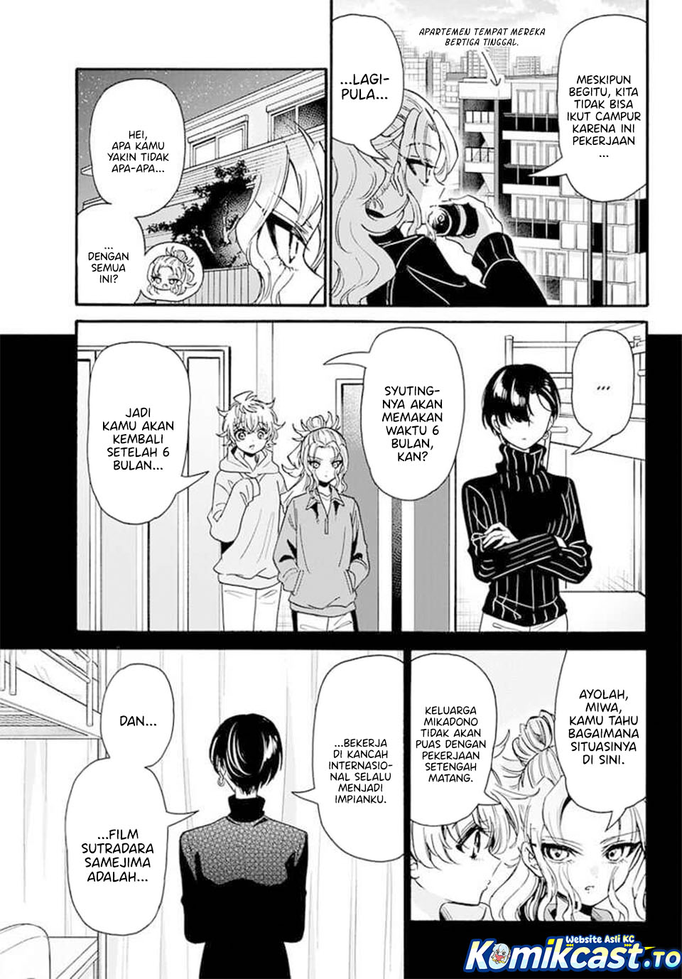 Halaman 12 dari Mikadono Sanshimai wa Angai, Choroi. Chapter 198