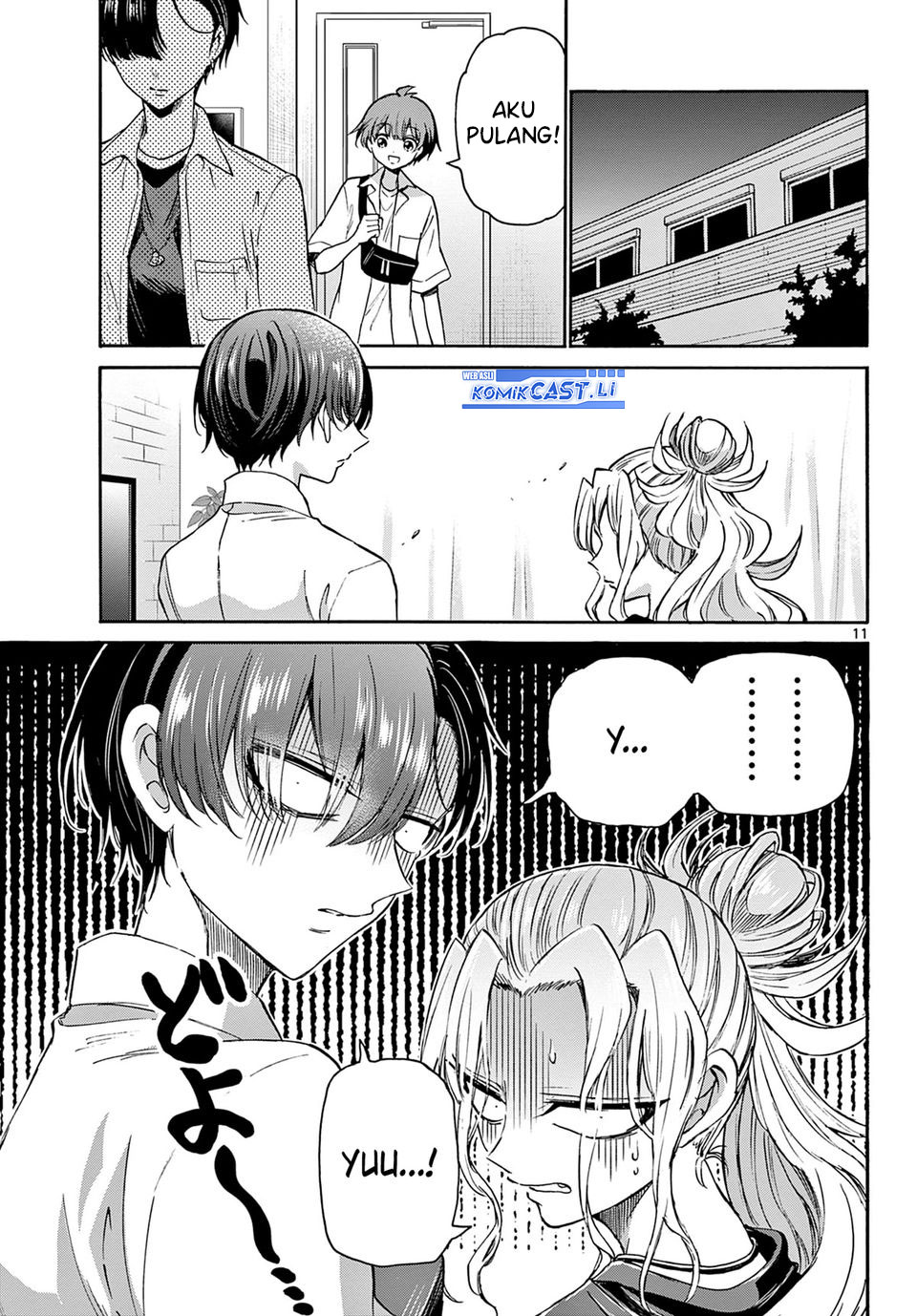 Halaman 12 dari Mikadono Sanshimai wa Angai, Choroi. Chapter 40