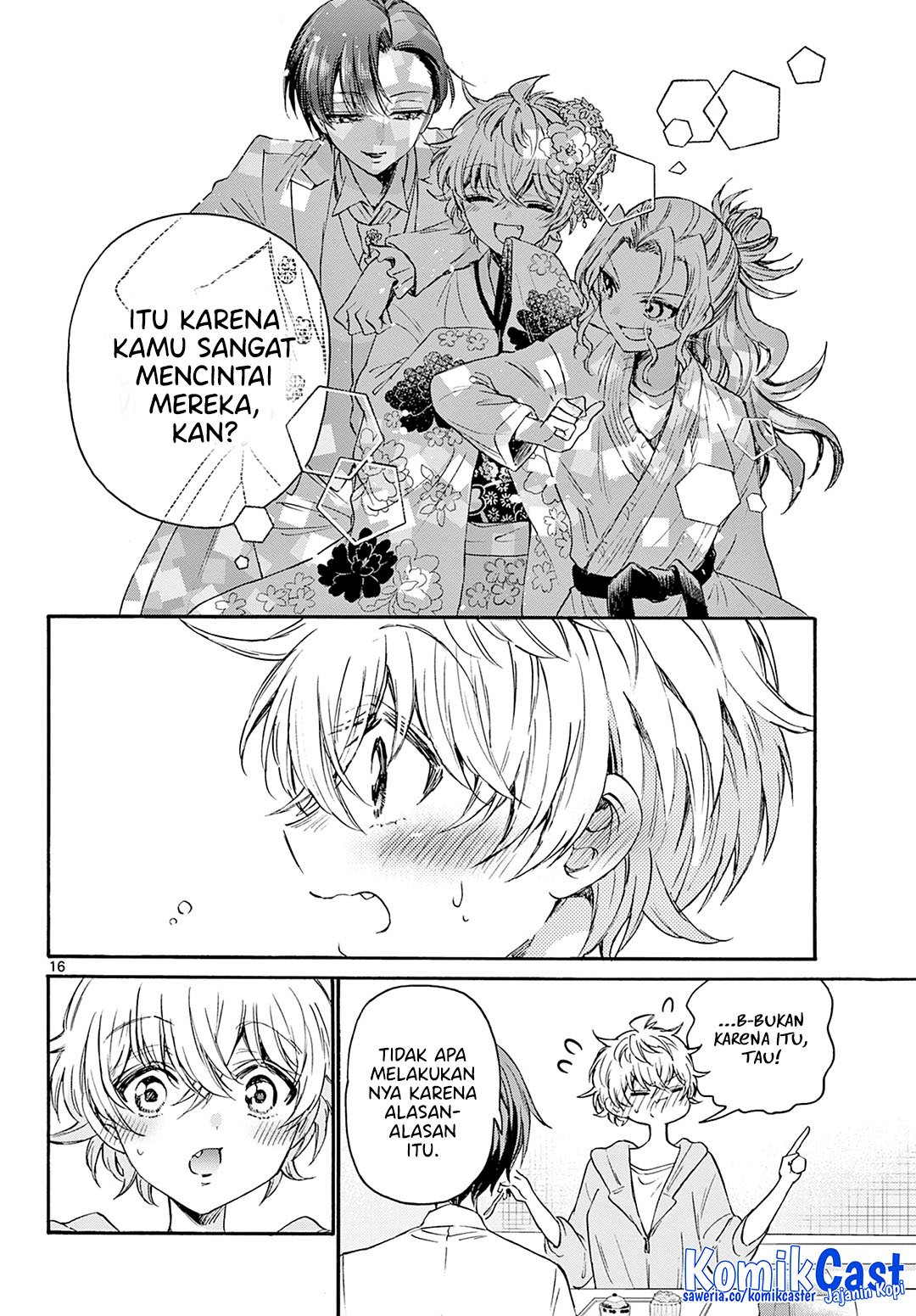 Halaman 17 dari Mikadono Sanshimai wa Angai, Choroi. Chapter 42