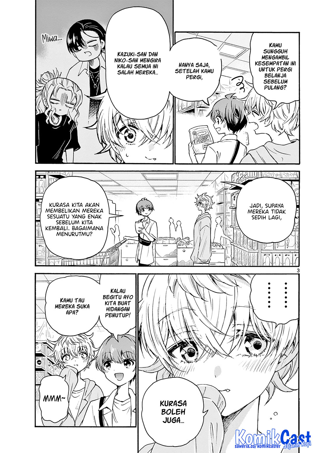 Halaman 4 dari Mikadono Sanshimai wa Angai, Choroi. Chapter 42