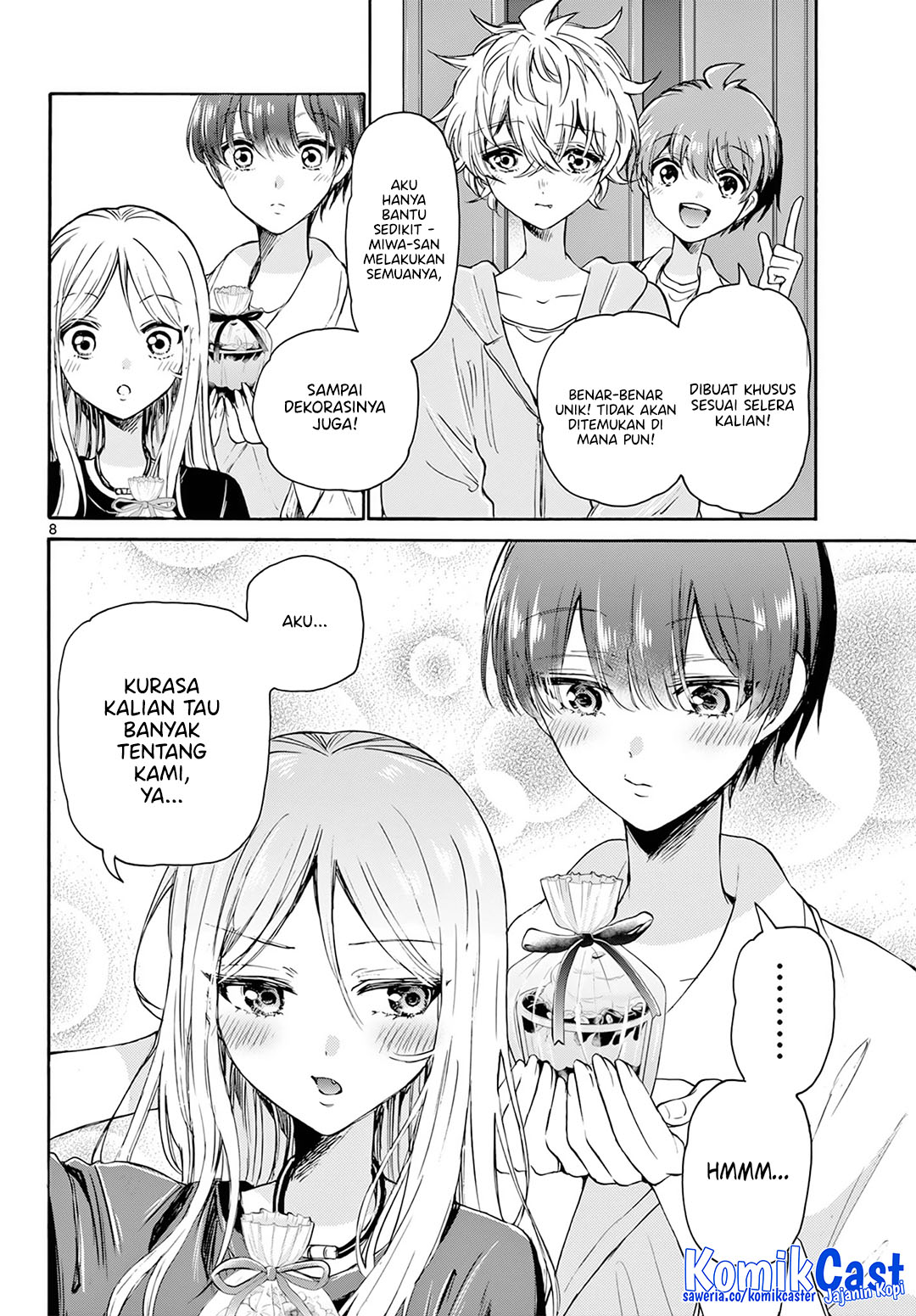 Halaman 9 dari Mikadono Sanshimai wa Angai, Choroi. Chapter 43