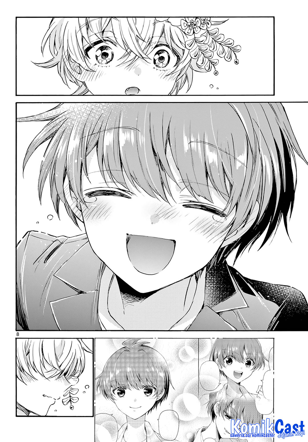Halaman 9 dari Mikadono Sanshimai wa Angai, Choroi. Chapter 45