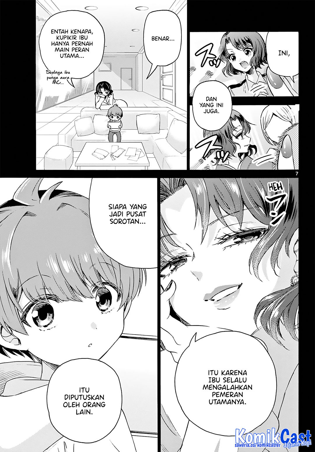 Halaman 8 dari Mikadono Sanshimai wa Angai, Choroi. Chapter 46