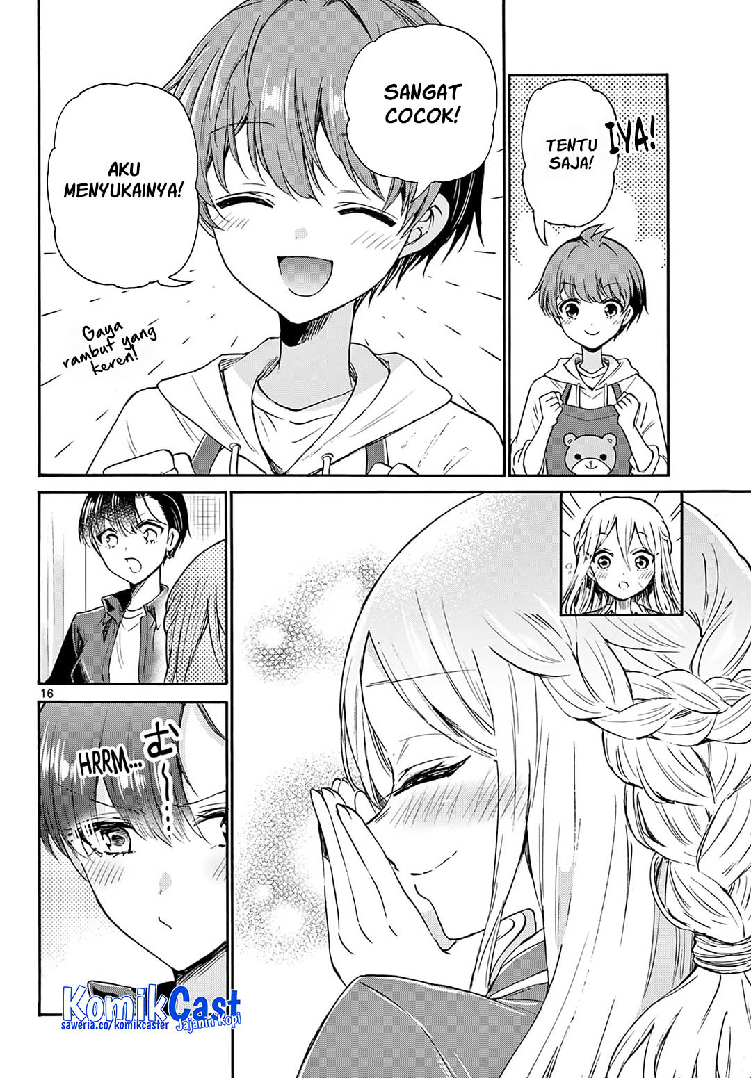 Halaman 17 dari Mikadono Sanshimai wa Angai, Choroi. Chapter 52