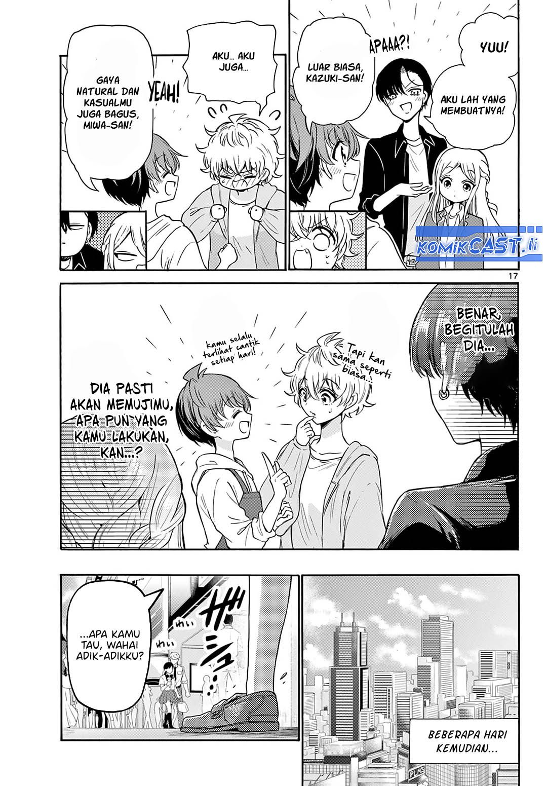 Halaman 18 dari Mikadono Sanshimai wa Angai, Choroi. Chapter 52