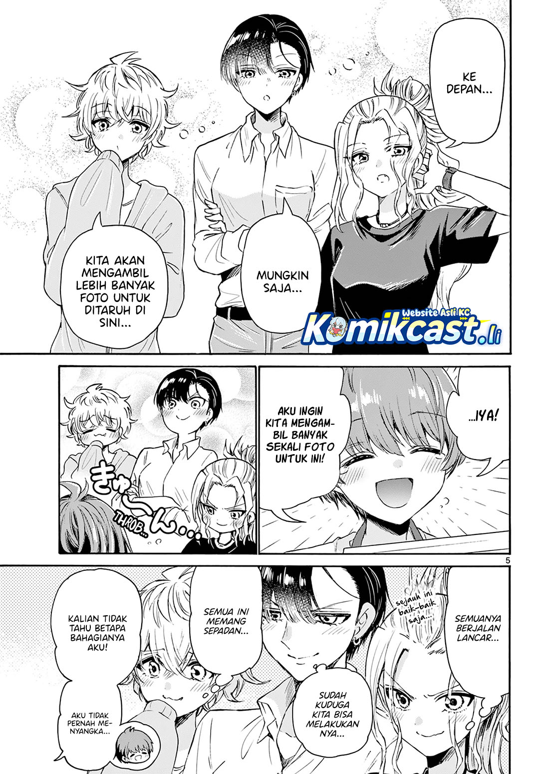 Halaman 6 dari Mikadono Sanshimai wa Angai, Choroi. Chapter 66