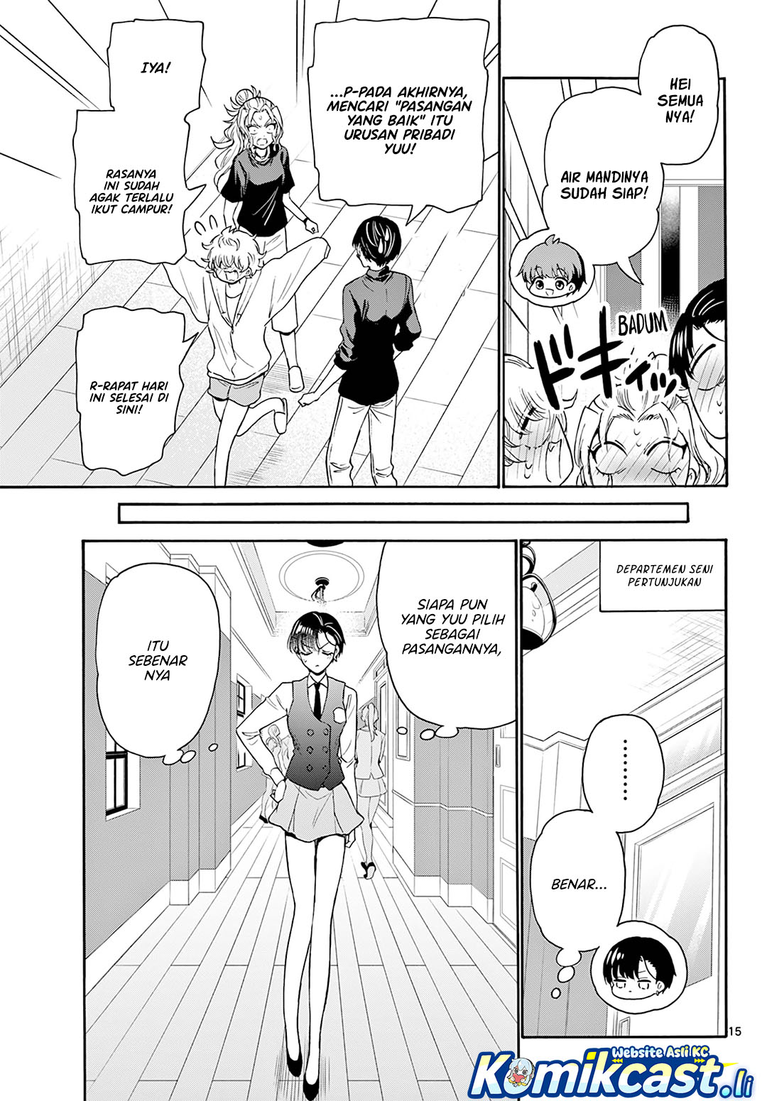 Halaman 16 dari Mikadono Sanshimai wa Angai, Choroi. Chapter 67