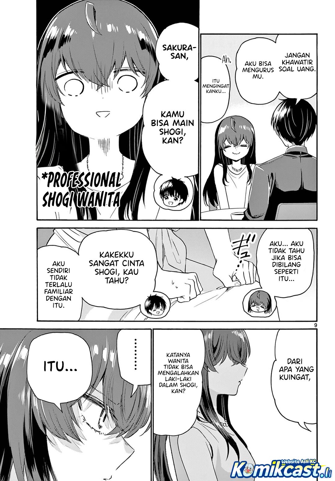 Halaman 10 dari Mikadono Sanshimai wa Angai, Choroi. Chapter 72