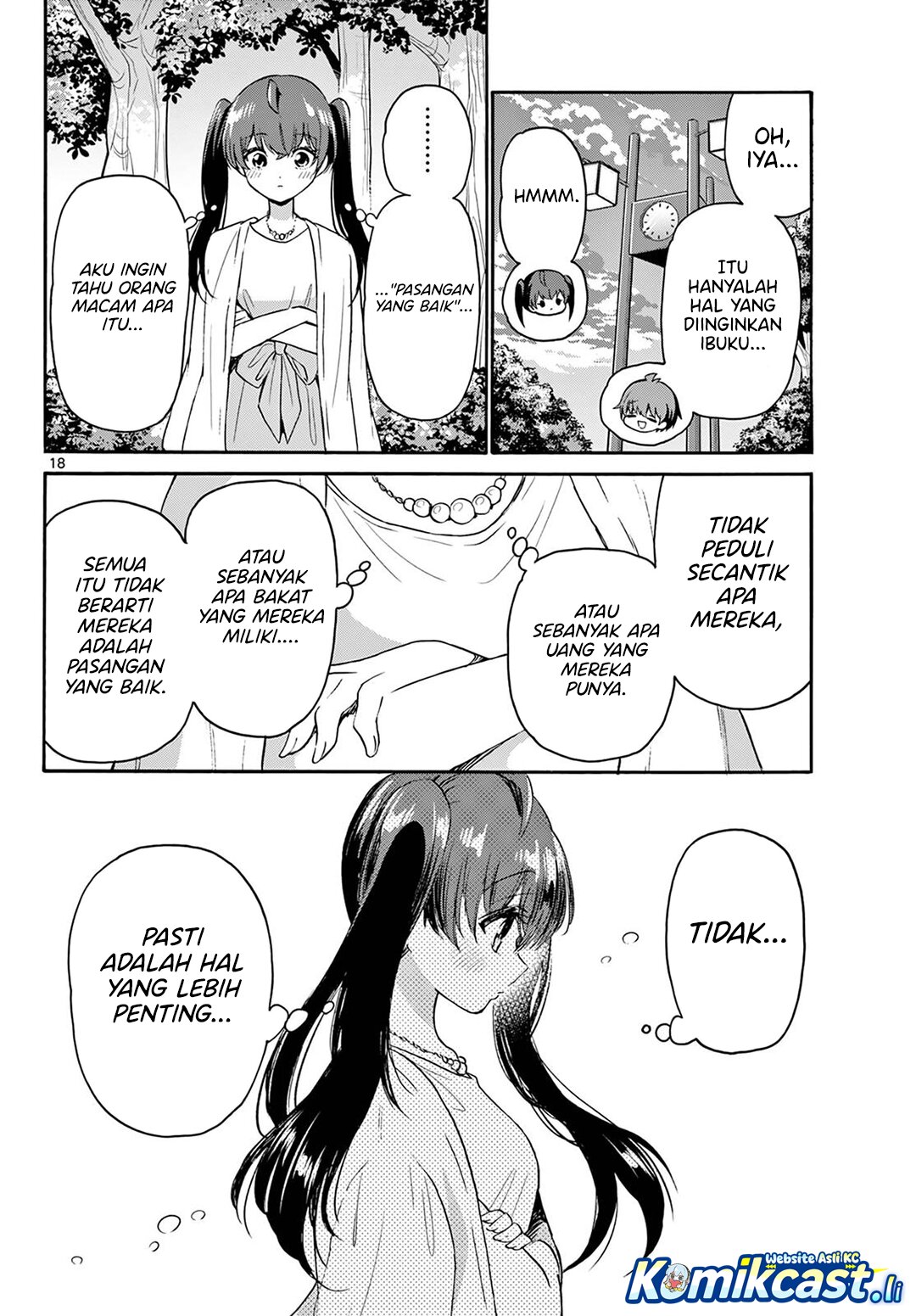 Halaman 19 dari Mikadono Sanshimai wa Angai, Choroi. Chapter 72