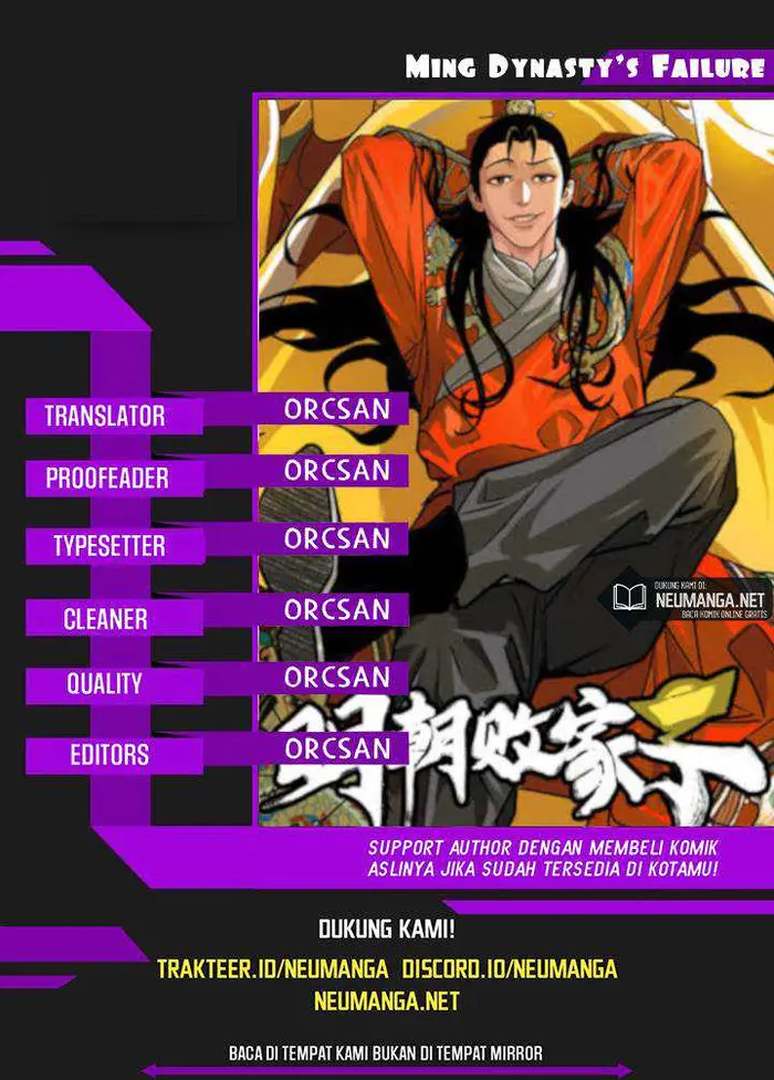 Halaman 1 dari Ming Dynasty’s Failure Chapter 14