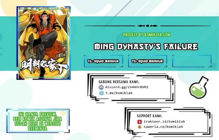 Halaman 1 dari Ming Dynasty’s Failure Chapter 5