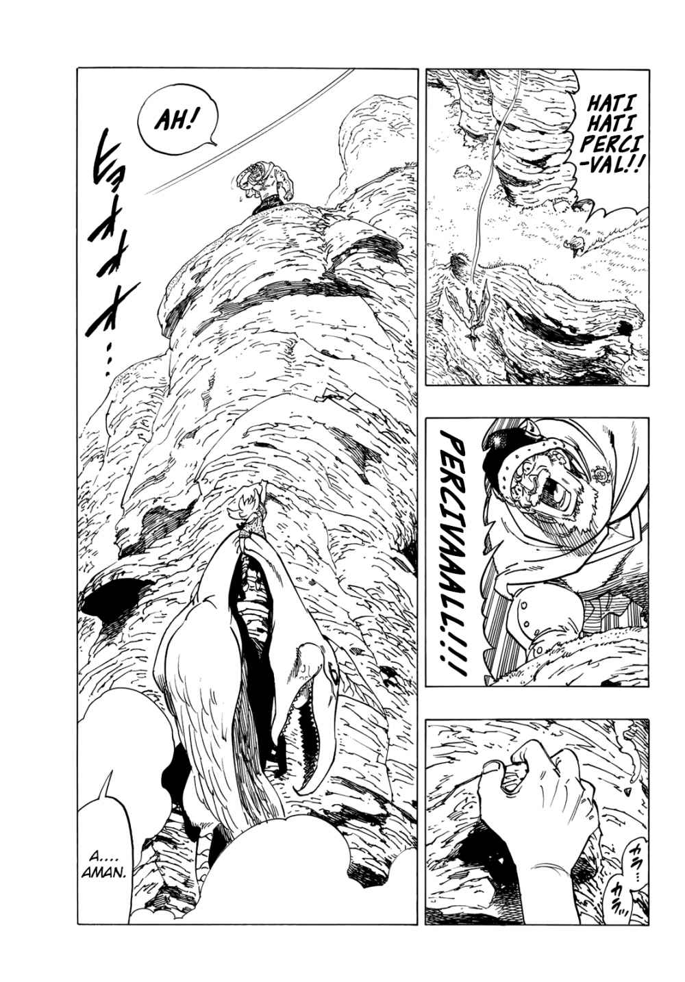 Halaman 10 dari Mokushiroku no Yonkishi Chapter 1