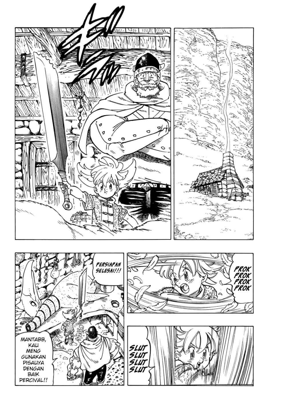 Halaman 11 dari Mokushiroku no Yonkishi Chapter 1