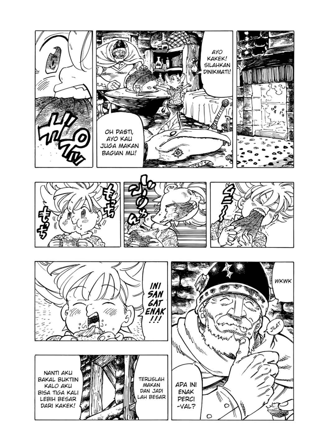 Halaman 12 dari Mokushiroku no Yonkishi Chapter 1
