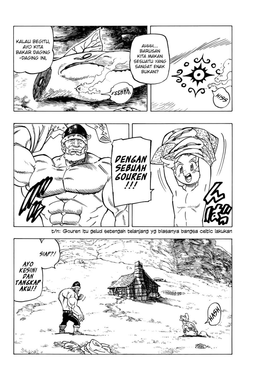 Halaman 13 dari Mokushiroku no Yonkishi Chapter 1