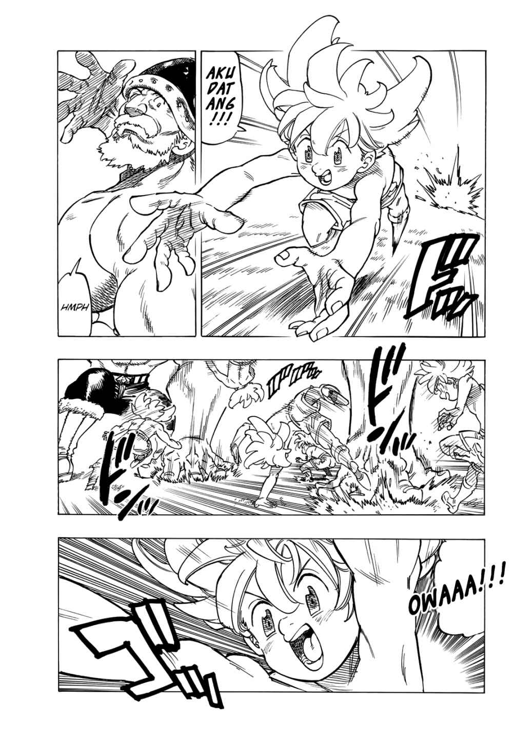 Halaman 14 dari Mokushiroku no Yonkishi Chapter 1