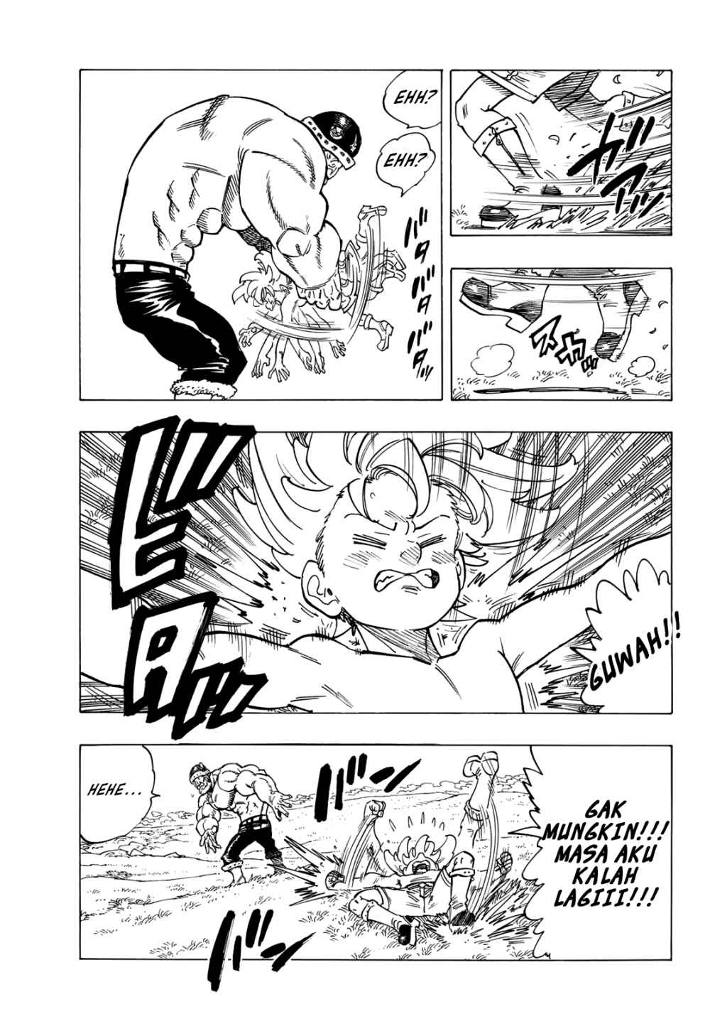 Halaman 16 dari Mokushiroku no Yonkishi Chapter 1