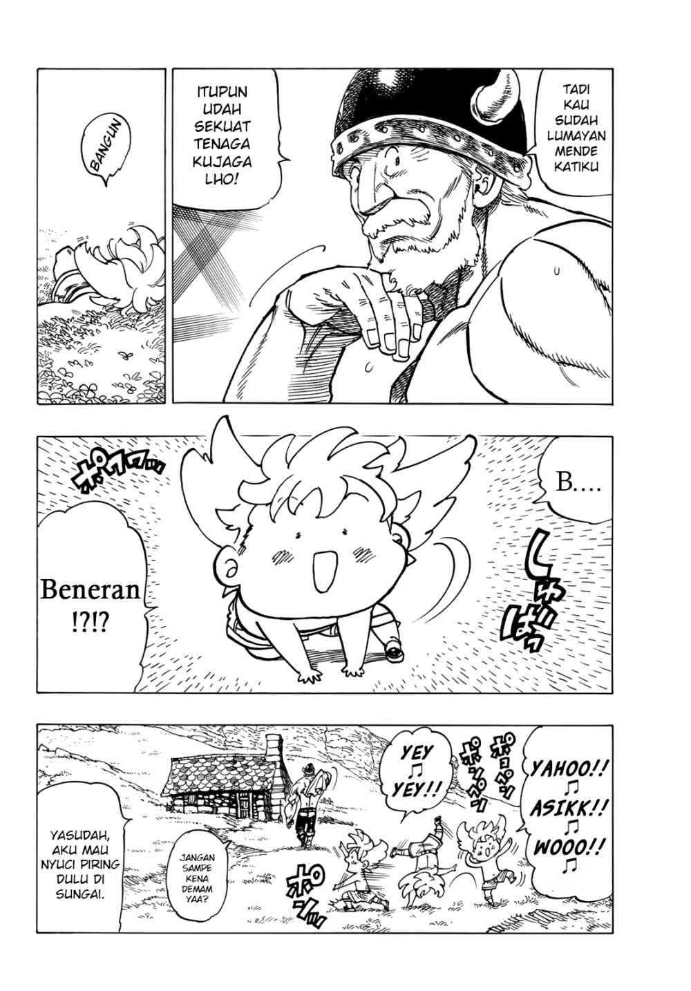 Halaman 17 dari Mokushiroku no Yonkishi Chapter 1