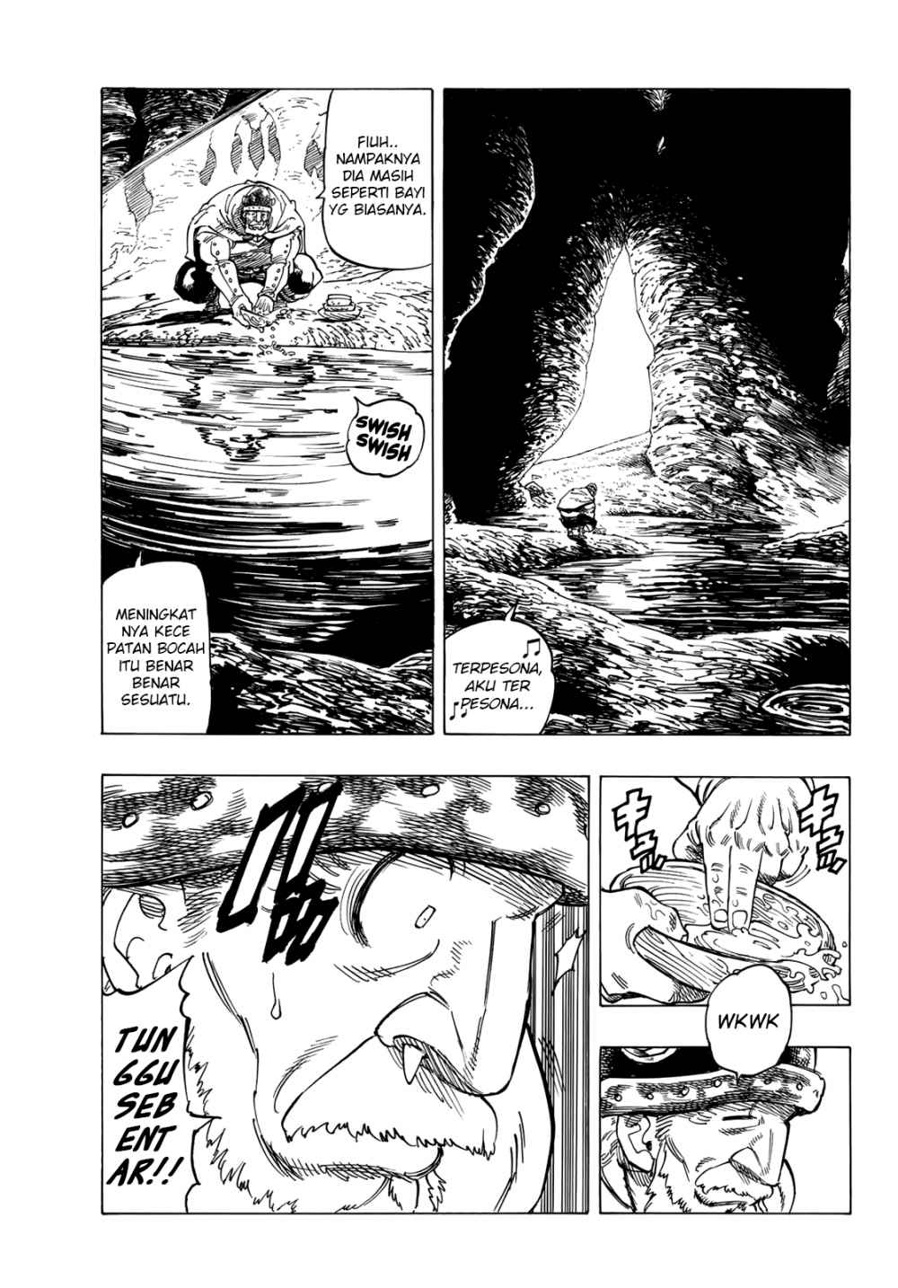 Halaman 18 dari Mokushiroku no Yonkishi Chapter 1