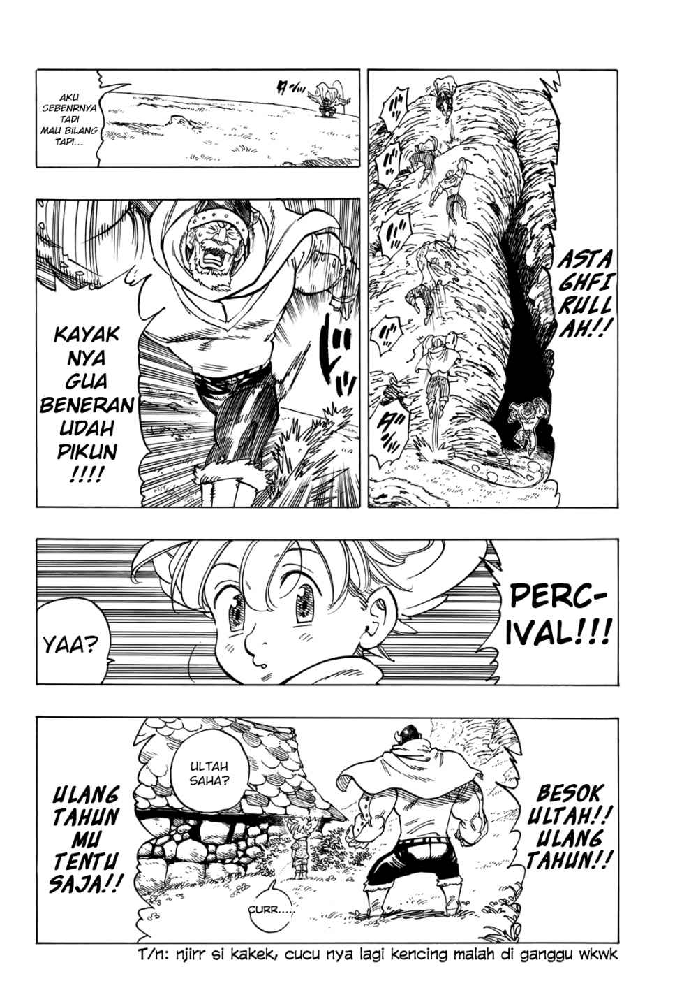 Halaman 19 dari Mokushiroku no Yonkishi Chapter 1